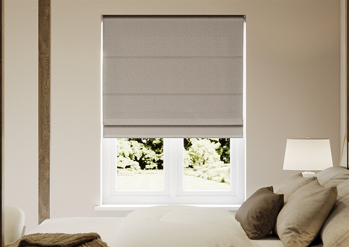 Geneva, Mocha Stone - Twist&Fit Roman Blind - Image 3